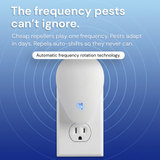 How Repela works: automatic frequency rotation pests cannot adapt to